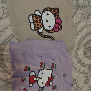 Hello Kitty Cropped Tees